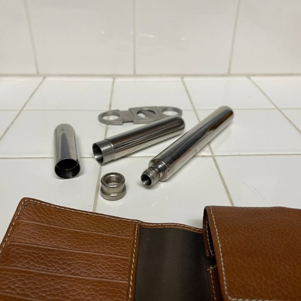 leather cigar holder - Picture 3 of 6